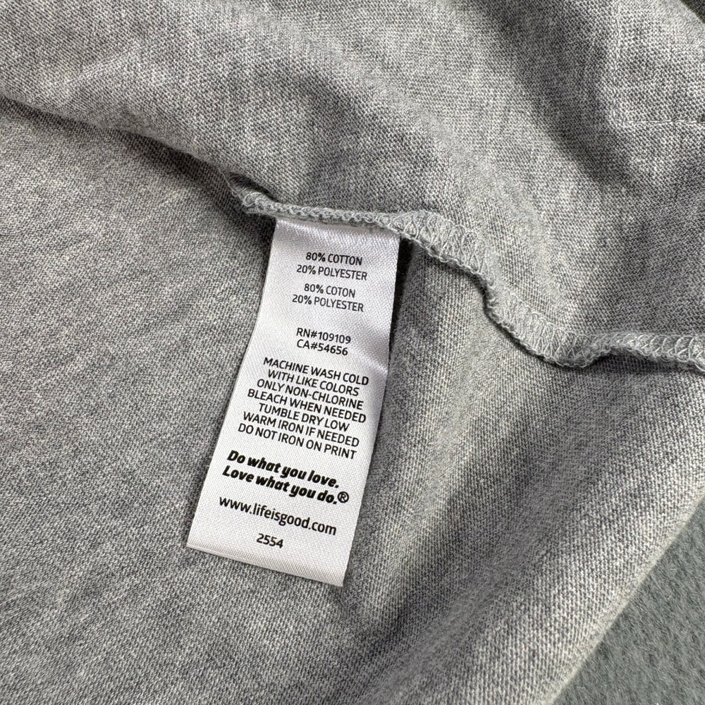 Life is Good Womens XXXL Gray Cardinal Snow Globe Crusher Long Sleeve Tee NWT - Picture 7 of 8